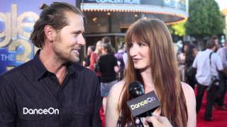 Glee Choreographers Zach Woodlee amp Brooke Lipton  3D Concert Movie Premiere [upl. by Nohs]