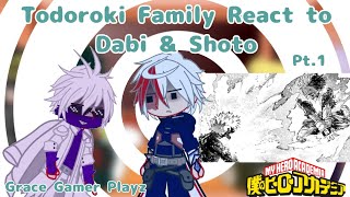 Todoroki Family React To Dabi amp Shoto  Grace gamer playz  My Hero Academia [upl. by Atinwahs]