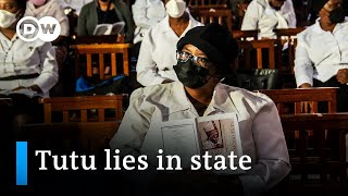 Mourners pay their respects to Archbishop Tutu  DW News [upl. by Fishback]