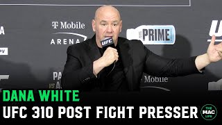 Dana White vs Reporters “Is this tonight stupid question night”  UFC 310 Post Presser [upl. by Cecilia]