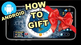 HOW TO GIFT The Flat Earth Clock app for ANDROID [upl. by Eimarej]