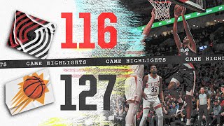 Portland Trail Blazers 116 Phoenix Suns 127  Game Highlights  Jan 14 2024 [upl. by Bonine]