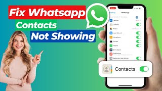 How to Fix WhatsApp Contacts Not Showing  Contact Names Missing  iOS 18 [upl. by Cornelle]