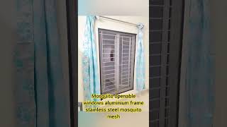 Mosquito openable windows aluminium frame stainless steel mosquito mesh [upl. by Bina641]