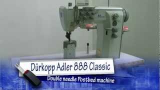 Dürkopp Adler 888 Mtype series  Postbed shoe production machines [upl. by Tewell621]