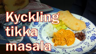 Kyckling tikka masala  nästan nationalrätt i Storbritannien [upl. by Tiny]