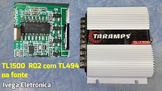 Taramps TL1500 som falhando agora com tl494 na fonte modelo mais novo [upl. by Che]