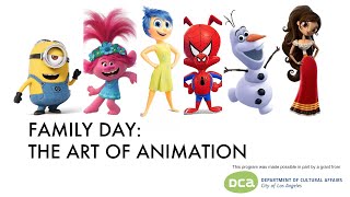 Academy Family Day The Art of Animation [upl. by Flight195]