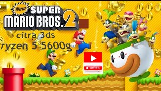 new super Mario Bros 2 citra 3ds ryzen 5 5600g 16gb ram 4gb vram [upl. by Gaal]