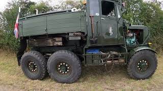 1951 Scammell Explorer 6x6 107 Litre 6Cyl Jake Brake 404 88L10 Cummins Diesel exArmy Truck [upl. by Duarte368]