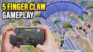 Xifan 5 Finger Claw Control  Gyroscope Gameplay  PUBG MOBILE 25 Anniversary [upl. by Pip]