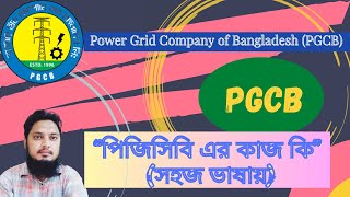 Work of PGCB ✔️ বিদ্যুৎ সেক্টরে পিজিসিবি কি কি কাজ করে👉 [upl. by Treboh]