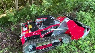 Gravely RC OVIS 40 brushslope mower [upl. by Rehpotsirk]