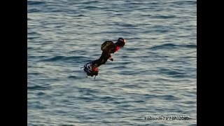 Zapata et le flyboard air France 4 [upl. by Ennirok711]