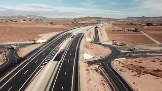 Finalizamos el tramo Yecla Murcia  Caudete Albacete  de la autovía A 33 [upl. by Annoyk]