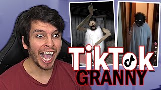 REACCIONANDO a los MEJORES TIKTOK de GRANNY   DeGoBooM [upl. by Aiekahs]