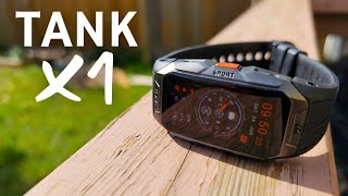 Kospet Tank X1 Awesome rugged smartwatch 🔥 [upl. by Nauquf]