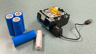 The cheapest 18650 charger on ebay also works with 2170 2670 26700 and power tool battery repair [upl. by Huberman]