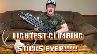 LIGHTEST CLIMBING STICKS EVER unboxing [upl. by Aiksas]