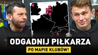 QUIZ PIŁKARSKOGEOGRAFICZNY Odgadnij PIŁKARZA po MAPIE KLUBÓW [upl. by Teteak]