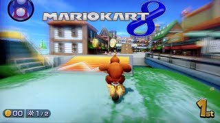 Mario Kart 8 Gameplay  Demo Wii U HD 3 New Tracks DKBike [upl. by Areikahs360]