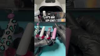 Adding top coat  adding topcoat nailchannel clearcoatrestoration [upl. by Strader]