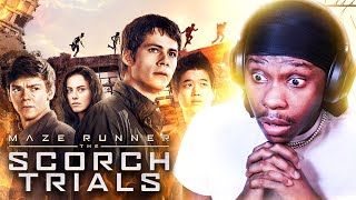 FIRST TIME WATCHING THE MAZE RUNNER SORCH TRIALS [upl. by Irakab]