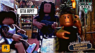 I Played A ACTUAL GTA V RP Game On ROBLOX  Liberty City [upl. by Haig]