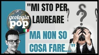 quotMI STO PER LAUREARE MA NON SO COSA FAREquot [upl. by Fafa706]