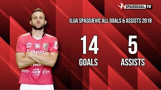 ILIJA SPASOJEVIC  All Goals amp Assist for Bali United 2018  Highlight Goal amp Assist Chapter 25 [upl. by Aunson]