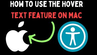 How to Use the Hover Text Feature on Mac [upl. by Annahsar]