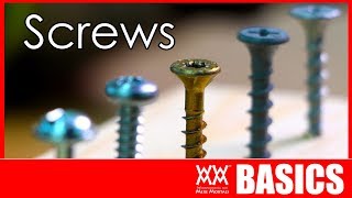 What kind of screw should I use Woodworking Basics [upl. by Tiossem]