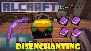 RLCraft HOW TO Disenchant ALL ENCHANMENT EFFECT in Item with Disenchanment Table [upl. by Kciredorb]