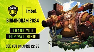 ESL One Birmingham 2024  NA Closed Qualifiers  E Stream [upl. by Avuha]