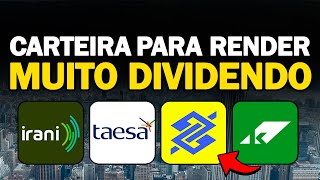 CARTEIRA DE AÃ‡Ã•ES PARA SE APOSENTAR EM 7 ANOS COM DIVIDENDOS  CARTEIRAS DOS INSCRITOS [upl. by Talich]