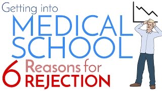 How to Get Into Medical School  6 Reasons for Rejection [upl. by Oah]