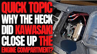 Why The Heck Did Kawasaki Close Up The 2022 ULTRA 310 Engine Compartment WCJ Quick Topic [upl. by Delija]