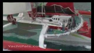 Sailing the Extreme Trimaran SodebO [upl. by Rehpotsrhc477]