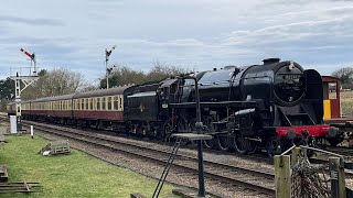 92214 last departure and arrival into Quorn and Woodhouse station 25224 [upl. by Yerffoej]