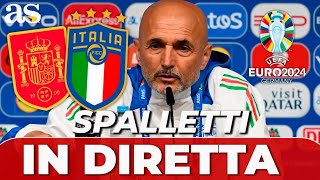 SPALLETTI CONFERENZA STAMPA  SPAGNA vs ITALIA  EURO 2024 [upl. by Nywloc]