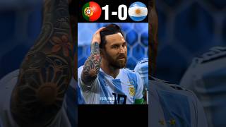 Portugal Beat Argentina  World Cup Final imaginary Messi Crying football ronaldo messi [upl. by Loree]