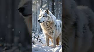 Amazing Wolf snow animals [upl. by Nahtanod28]