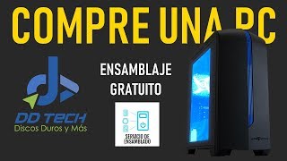 ARME mi COMPUTADORA completa en DDTECH ENSAMBLADO GRATIS Mi EXPERIENCIA [upl. by Aisatnaf900]