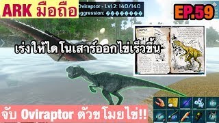 เกมมือถือ ARK มือถือ  จับ Oviraptor ตัวขโมยไข่  วิธีเร่งให้ไดโนเสาร์ออกไข่เร็วขึ้น EP59 [upl. by Adnalu]