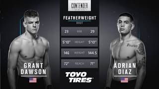 FREE FIGHT  Dawsons Sensational Performance  DWCS Week 6 Contract Winner  Season 1 [upl. by Euqinor626]