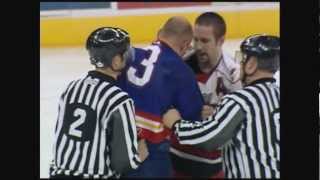 Hockey Fight Trevor Gillies vs David Koci 4508 [upl. by Quick]