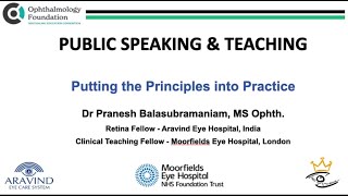 Public Speaking Skills for Clinical Teaching  Dr Pranesh [upl. by Ettenej]