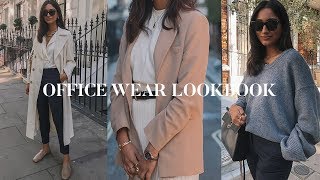 WORKWEAR OUTFIT IDEAS  HOW TO STYLE NEUTRALS LOOKBOOK [upl. by Haase]