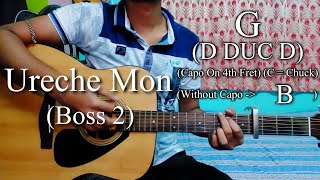 Ureche Mon  Boss 2  Arijit Singh  Easy Guitar Chords LessonCover Strumming Pattern Progressions [upl. by Oeht]