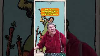 “Why are you mowing the lawn so aggressively” The Seven of Wands tarot memes shorts [upl. by Branen263]